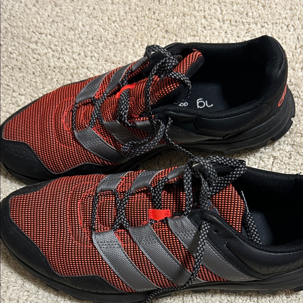 Adidas Men's Red and Gray Athletic Shoes